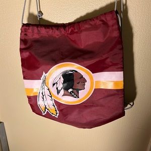 NFL Forever Collectibles Redskins Cinch Backpack Red